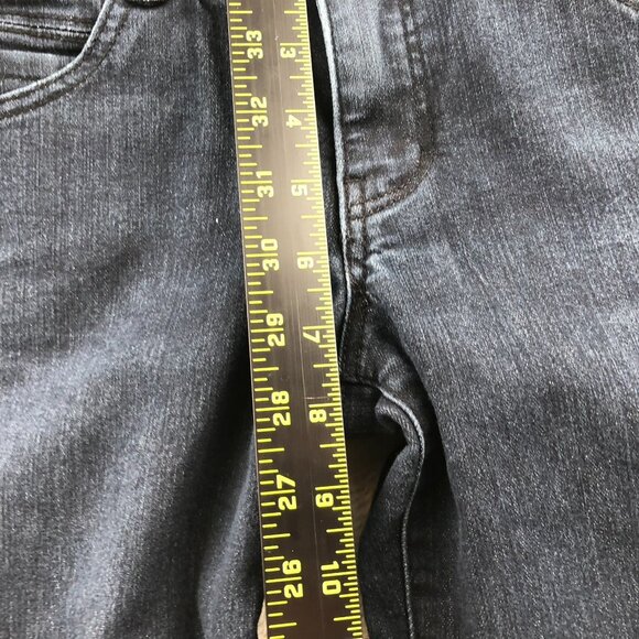 Democracy Womens Jeans Size 4 "Ab"solution Slimming Skinny Blue Denim Dark Wash - Picture 6 of 12